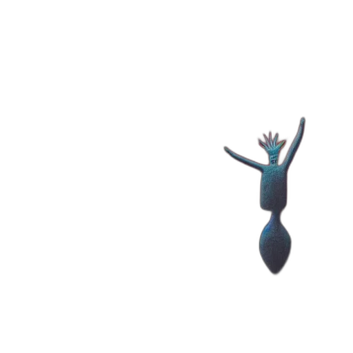 creature, dragon, animal, hair, 3d render, concept art, vaporwave, pixel art transparent PNG cut-out