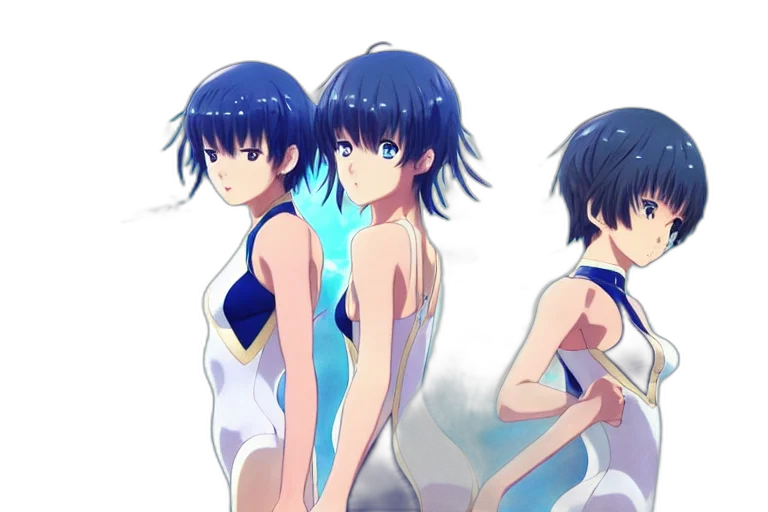 dress, anime, concept art, photorealistic transparent PNG cut-out