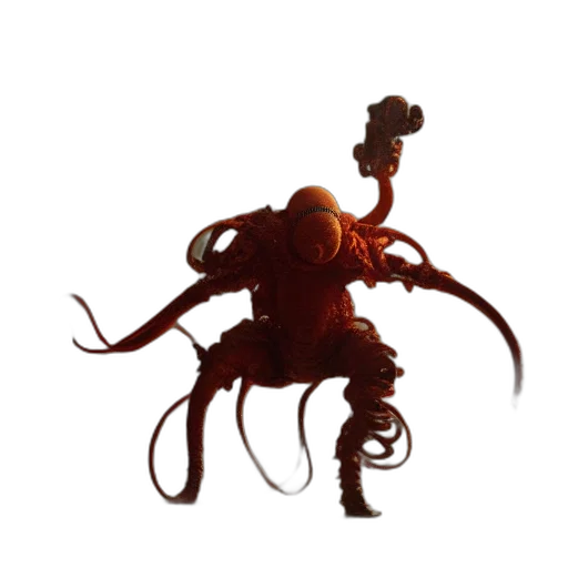 creature, staff, robot, weapon transparent PNG cut-out