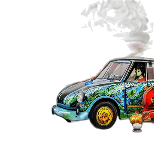 car, concept art, photorealistic, fantasy art transparent PNG cut-out