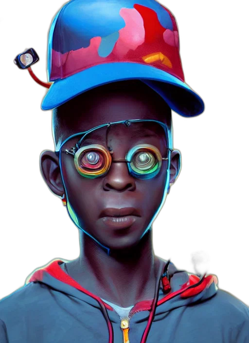 face, mask, concept art, photorealistic, comic book art, 3d render, neon, colorful transparent PNG cut-out