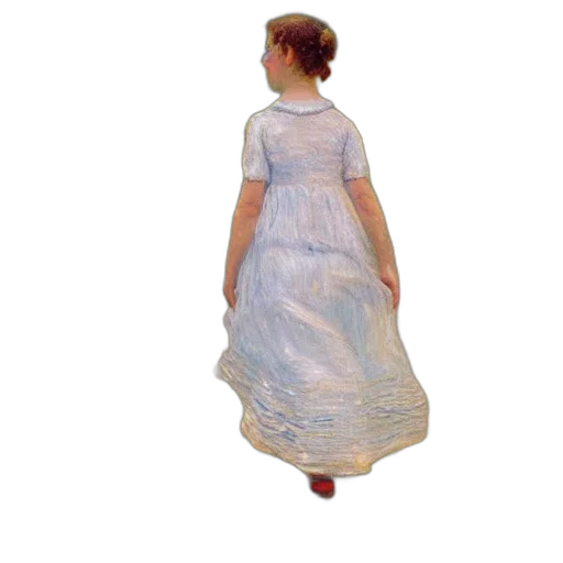 dress, robot, staff, shoes, 3d render, photorealistic, oil painting, concept art transparent PNG cut-out