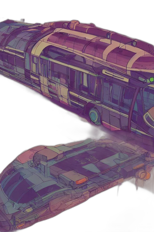 car, weapon, concept art, cyberpunk transparent PNG cut-out