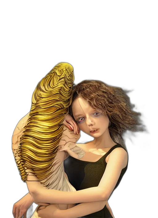 hair, creature, animal, jewelry transparent PNG cut-out