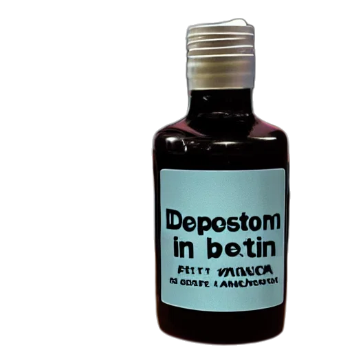 bottle, depression transparent PNG cut-out
