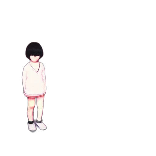 dress, hair, jacket, creature transparent PNG cut-out