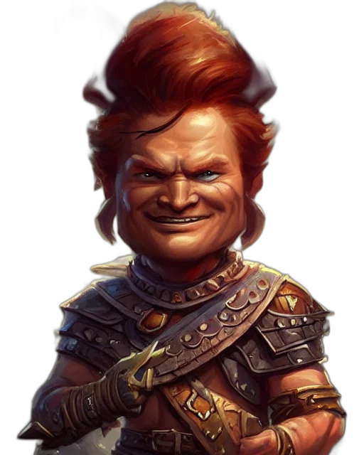 face, staff, concept art, fantasy art, photorealistic, comic book art, cute, little transparent PNG cut-out