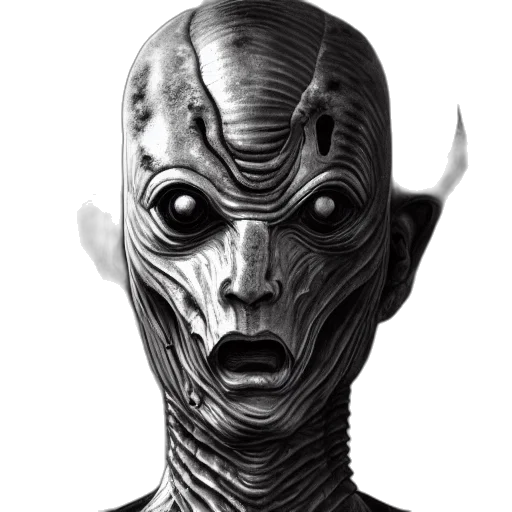 mask, face, creature, robot transparent PNG cut-out