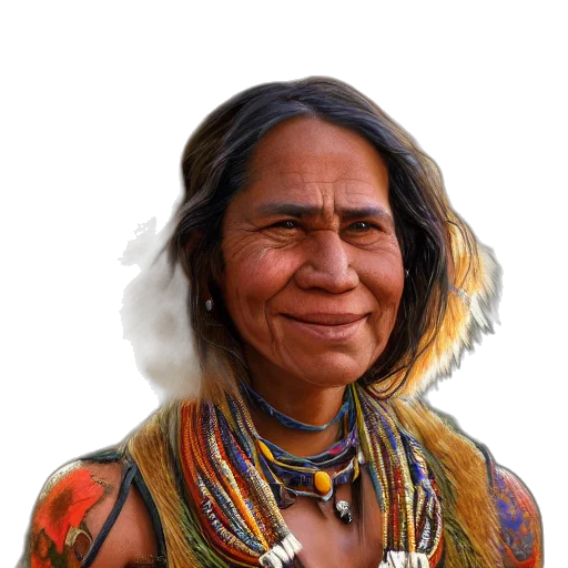 face, jewelry, staff, animal transparent PNG cut-out
