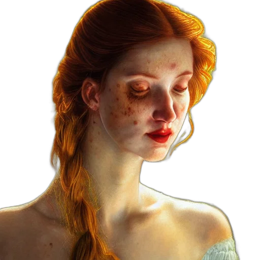 face, mask, dress, jewelry transparent PNG cut-out