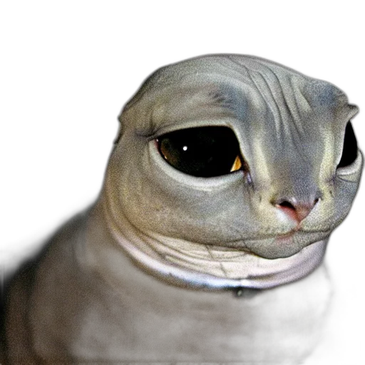 animal, creature, robot, face, photorealistic, 3d render, concept art, outer space transparent PNG cut-out