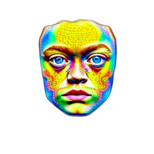 mask, face, creature, robot transparent PNG cut-out