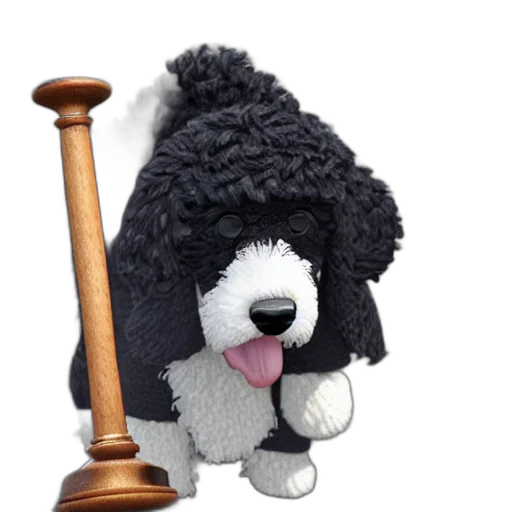 staff, hat, animal, photorealistic transparent PNG cut-out