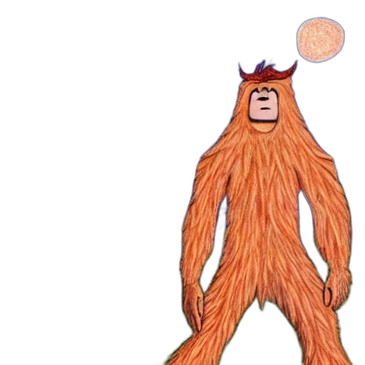 creature, hair, mask, animal transparent PNG cut-out