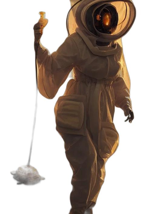 staff, creature, mask, robot transparent PNG cut-out