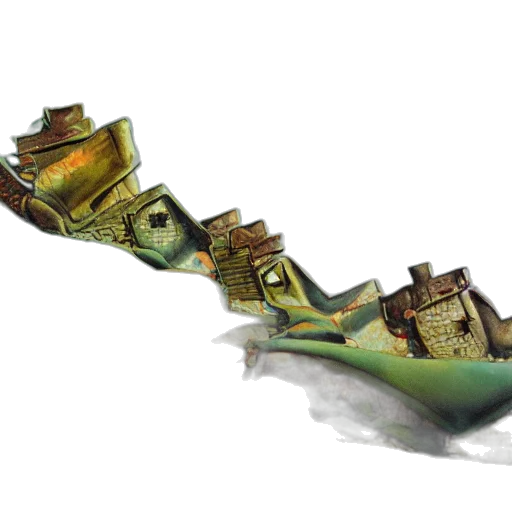 shoes, crown, weapon, dragon, concept art, fantasy art, 3d render, photorealistic transparent PNG cut-out