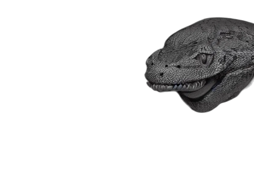 dragon, animal, creature, mask, 3d render, photorealistic, concept art, pixel art transparent PNG cut-out