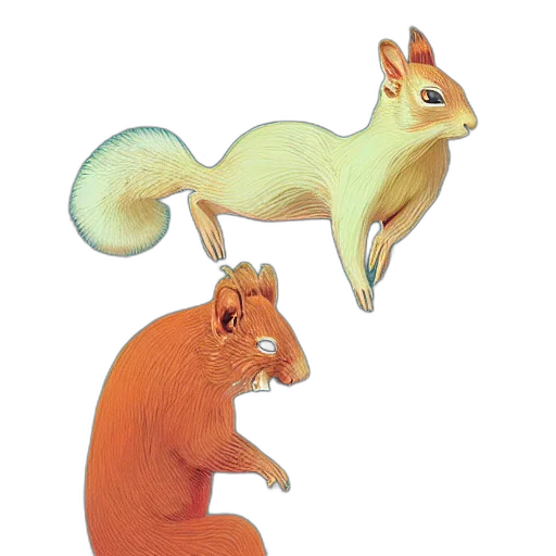 animal, creature, concept art, watercolor transparent PNG cut-out