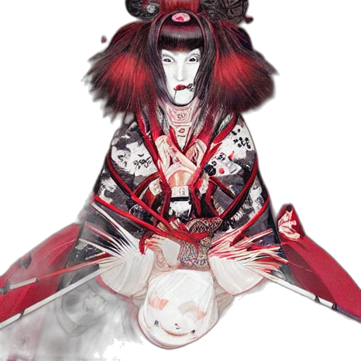 mask, creature, staff, concept art transparent PNG cut-out