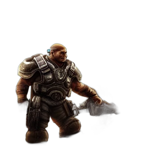 weapon, staff, creature, robot transparent PNG cut-out