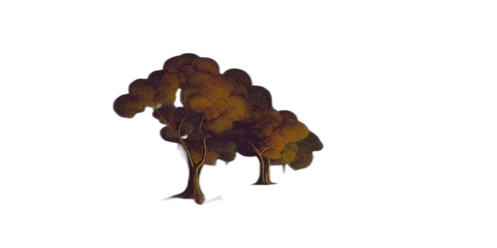 tree, crown, dragon, creature transparent PNG cut-out