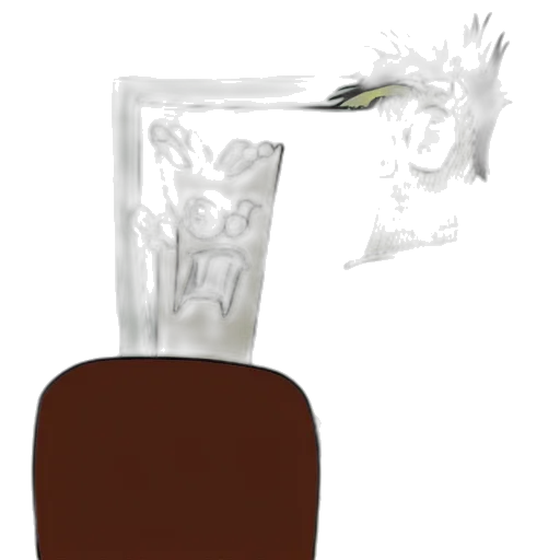 crown, bottle, hair, creature transparent PNG cut-out