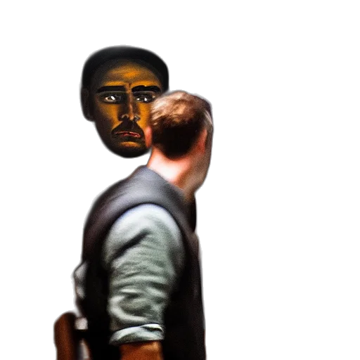 face, mask, robot, staff transparent PNG cut-out