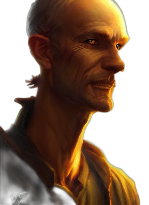 face, staff, dragon, fantasy art, concept art, photorealistic, comic book art, golden transparent PNG cut-out