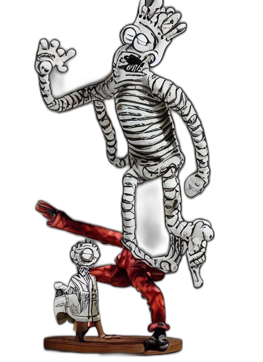 robot, staff, weapon, creature transparent PNG cut-out