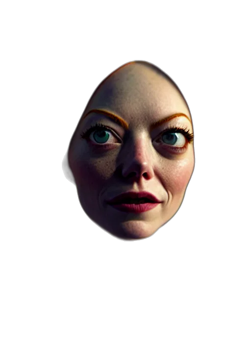 face, mask, creature, robot transparent PNG cut-out