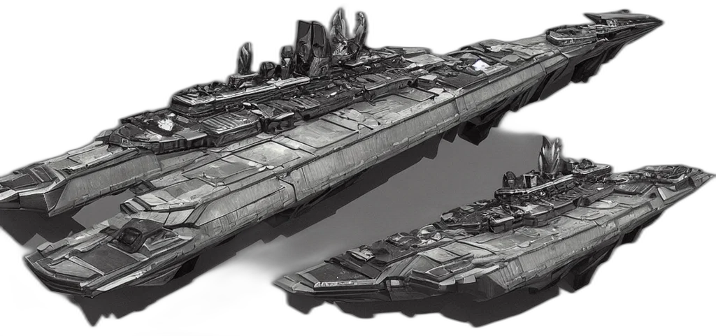 concept art, 3d render, outer space, massive, egyptian, battle, ship, evolved transparent PNG cut-out