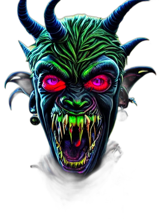 creature, mask, face, staff, concept art, photorealistic, fantasy art, 3d render transparent PNG cut-out