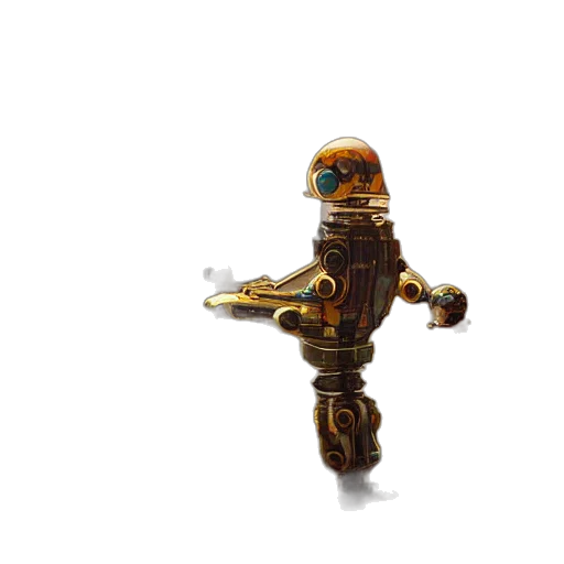 robot, weapon, staff, sword transparent PNG cut-out