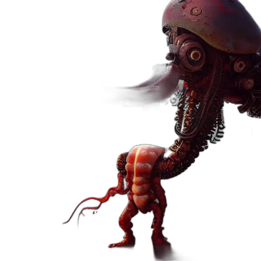 robot, creature, animal, weapon transparent PNG cut-out