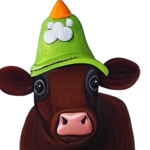 hat, crown, animal, 3d render transparent PNG cut-out