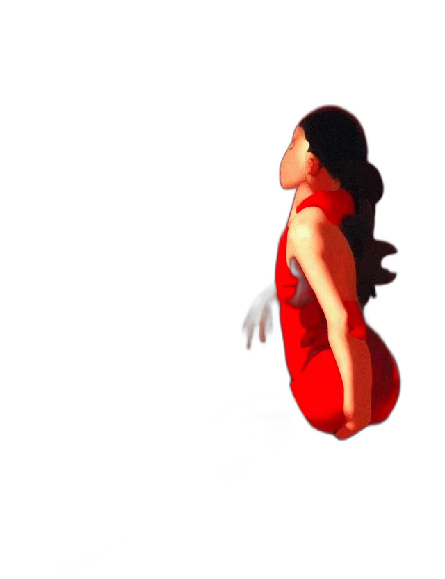 dress, creature, face, 3d render, photorealistic, concept art, pixel art, outer space transparent PNG cut-out