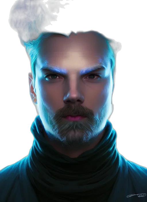 face, staff, mask, creature transparent PNG cut-out