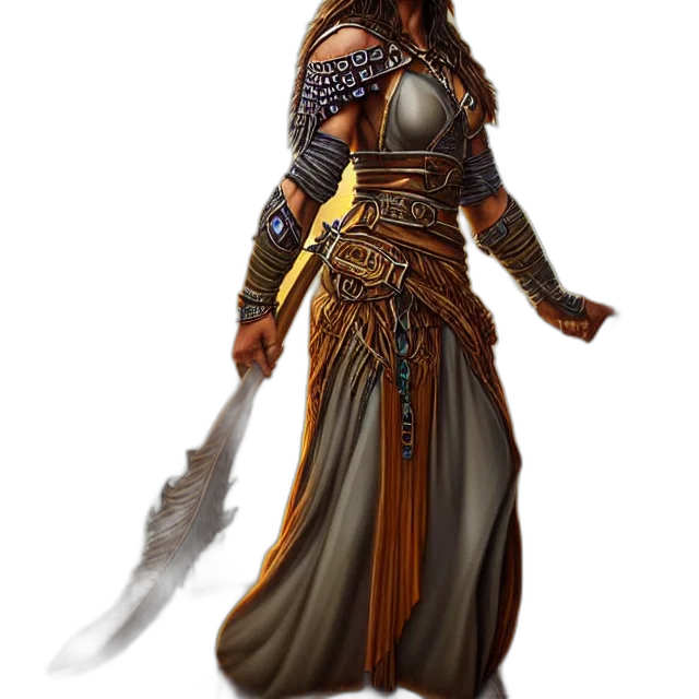 sword, staff, fantasy art, concept art, comic book art, 3d render, golden, dark transparent PNG cut-out