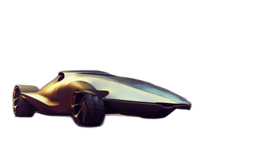 car, weapon, 3d render, concept art transparent PNG cut-out
