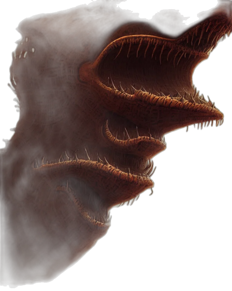 dragon, creature, hair, mask transparent PNG cut-out