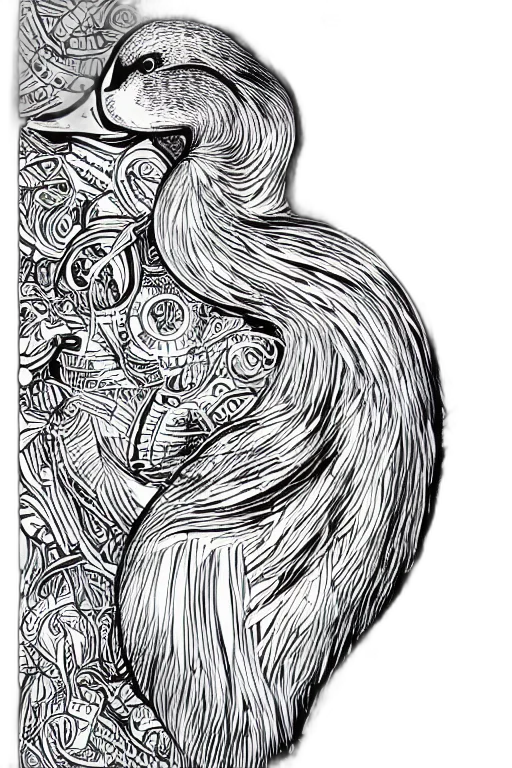 animal, creature, hair, mask transparent PNG cut-out