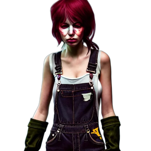 mask, face, jacket, staff, concept art, cyberpunk, photorealistic, comic book art transparent PNG cut-out