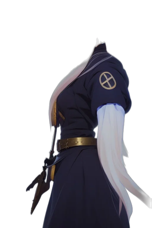 staff, dress, jacket, weapon transparent PNG cut-out