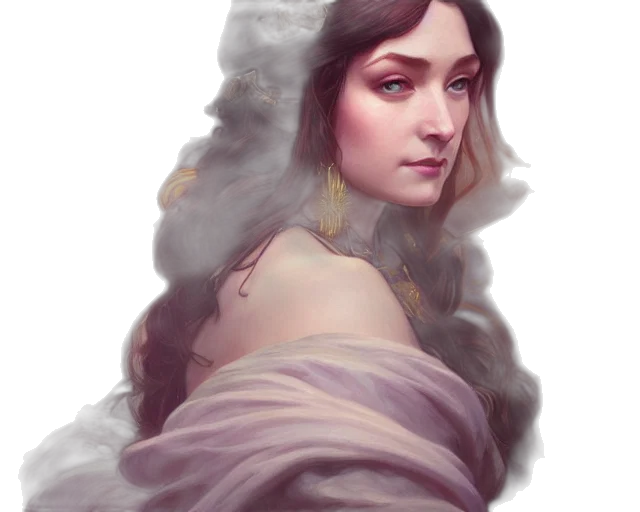 dress, face, crown, dragon transparent PNG cut-out