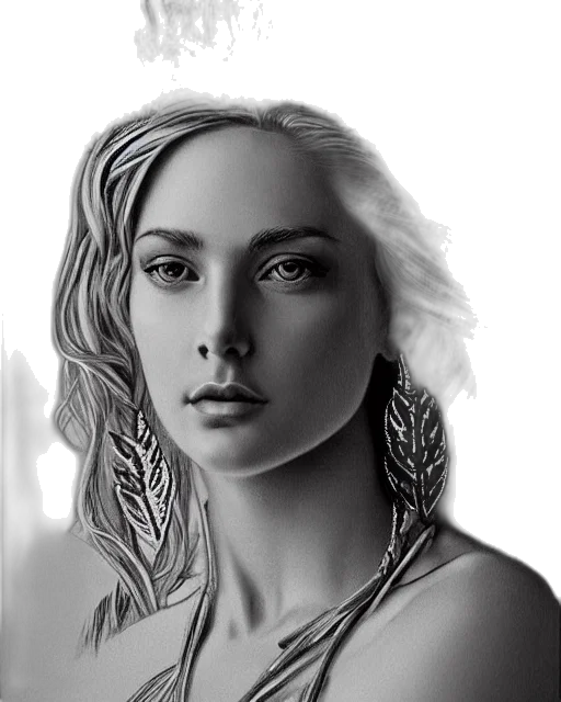 jewelry, face, dragon, crown, photorealistic, fantasy art, pencil sketch, comic book art transparent PNG cut-out