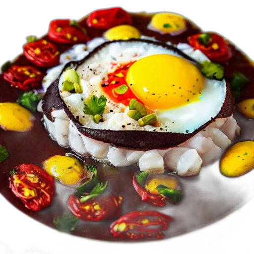 food, photorealistic, 3d render, oil painting transparent PNG cut-out