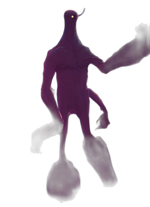 creature, robot, mask, staff transparent PNG cut-out