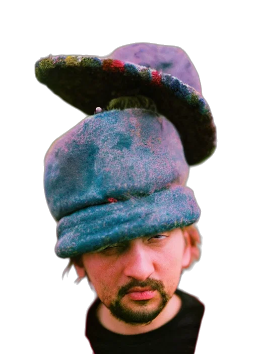hat, face, jacket, crown, oil painting, photorealistic, blue, detailed transparent PNG cut-out