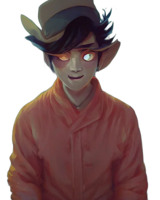 hat, face, mask, jacket transparent PNG cut-out