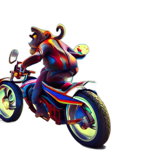 animal, car, creature, concept art transparent PNG cut-out